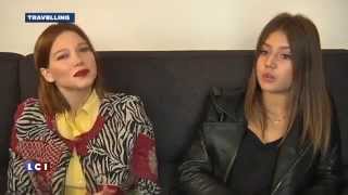 Lea Seydoux and Adele Exarchopoulos Interview «LCI» [upl. by Kynthia]