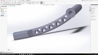 importer et modifier un STL sur Solidworks TUTO FR [upl. by Lihkin]