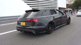 740HP Audi RS6 C7  Brutal Milltek Exhaust amp INSANE REVS [upl. by Yessak]