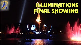 Final Showing of IllumiNations Reflections of Earth at Epcot [upl. by Eicarg169]