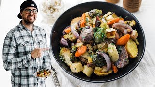 Oven Roasted Root Vegetables Recipe with Herb Butter [upl. by Teryl]