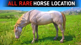 All 14 Rare Horse Locations  RDR2 [upl. by Asi525]