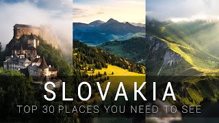 THIS IS SLOVAKIA  TOP 30 places you must see [upl. by Annnora279]