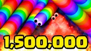 SLITHERIO 1500000 WORLD RECORD SPECIAL Slitherio Team Gameplay [upl. by Amend223]