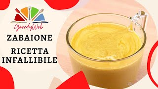 RICETTA Zabaione infallibile CLASSICA [upl. by Denyse]