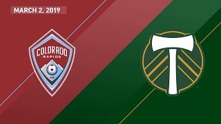 HIGHLIGHTS Colorado Rapids vs Portland Timbers  March 2 2019 [upl. by Catha]