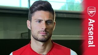 Arsenal Ink Olivier Giroud [upl. by Ahsinnor]