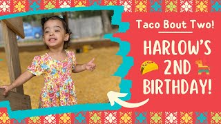 Harlow’s 2nd Birthday Fiesta 🪅 🌮 [upl. by Lebatsirc]