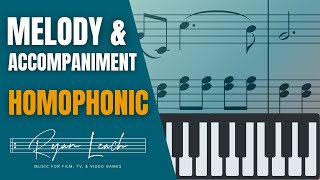 Homophonic ORCHESTRATION  8 Orchestra Textures  Melody amp Accompaniment [upl. by Lehte]