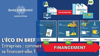 Comment les entreprises se financentelles   Banque de France [upl. by Aivonas]