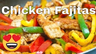 Chicken Fajitas Recipe  The Frugal Chef [upl. by Anhcar]