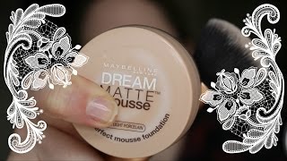 How I Apply Maybelline Dream Matte Mousse Foundation [upl. by Jan]