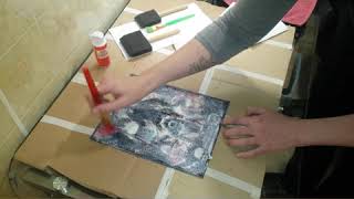 How to Seal your Diamond Painting Canvas With Mod Podge [upl. by Barbie]