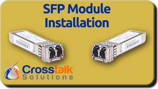 SFP Module Installation [upl. by Cullie]