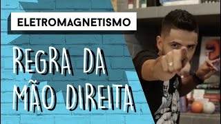 Regra da Mão Direita  ELETROMAGNETISMO [upl. by Sladen]