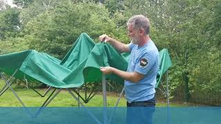 How to set up a pop up gazebo [upl. by Akienahs]