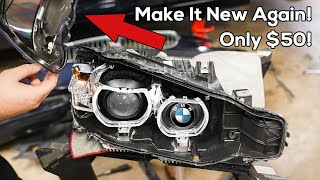 The Ultimate BMW Headlight Lens Replacement Guide [upl. by Nylecoj251]