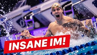 Caeleb Dressel 4928 100m IM World Record  Full Race amp Analysis [upl. by Arlinda640]