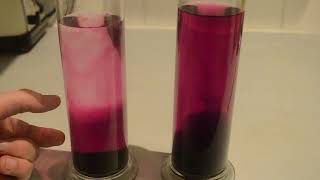 Diffusion of Potassium Permanganate in water [upl. by Gnah]