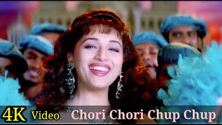 Chori Chori Chup Chup 4K Video Song  Mohabbat  Sanjay Kapoor Madhuri Dixit HD 90sHitSongs [upl. by Mitinger]