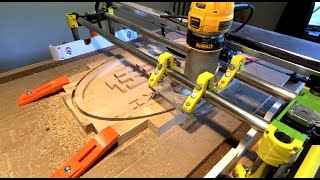 Custom 3D Printed CNC for Wood Working  The Mostly Printed CNC MPCNC Lowrider 2 [upl. by Acenahs]