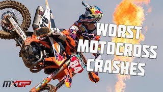 Worst Motocross Crashes  MXGP 2019 amp 2018 [upl. by Sivla]