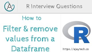 How to filter and remove values from a Dataframe in R [upl. by Maxantia]