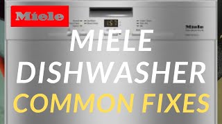 ✨ Miele Dishwasher  The Most Common Repairs  Video ✨ [upl. by Mehitable]