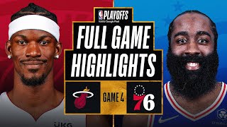 1 HEAT at 4 76ERS  FULL GAME HIGHLIGHTS  May 8 2022 [upl. by Jariv]