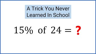 How to calculate percentages in your head [upl. by Singer]