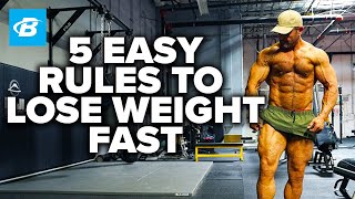 5 Easy Rules to Lose Weight Fast  Mark Bell [upl. by Alaham289]