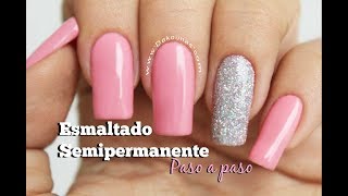 Clase 10 Esmaltado Semipermanente paso a paso ♥ Deko Uñas  Gel polish step by step [upl. by Dobbins68]