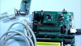 ARM7 LPC2148 development Board from Nex Robotics [upl. by Hnao950]