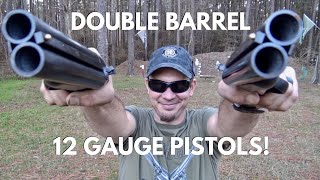 Double Barreled 12 Gauge Shotgun Pistol Review THE DIABLO [upl. by Sparky]