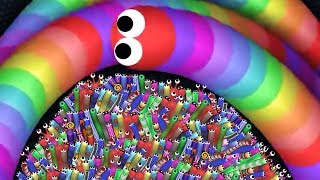 Slitherio AI 200000 Score Epic Slitherio Gameplay [upl. by Ajnek]