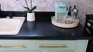 How to Paint Laminate Kitchen Countertops  DIY Network [upl. by Latini]