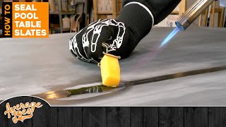 How to Seal Pool Table Slate Joints  INDEPTH DIY GUIDE [upl. by Langelo]