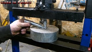 ELECTRIC Hydraulic Press DIY [upl. by Louisette177]