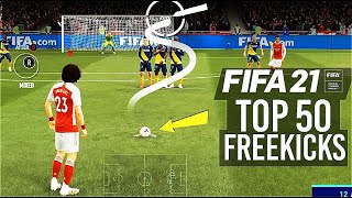 FIFA 21  TOP 50 BEST FREE KICK GOALS [upl. by Audy]