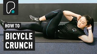 AB EXERCISE  How to do a bicycle crunch [upl. by Fugazy186]