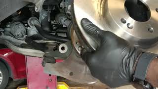 Kia optima front brake replacement [upl. by Eiznikam550]