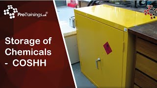 Storage of Chemicals  COSHH [upl. by Harewood]