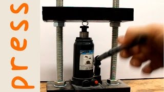 DIY 5 Ton Hydraulic Press [upl. by Nellir]