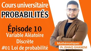 Probabilités  Variable Aléatoire Discrète Partie 3 EP01 [upl. by Kitarp195]