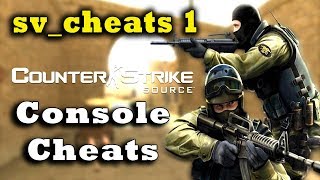 CounterStrike Source console cheats [upl. by Htebharas622]