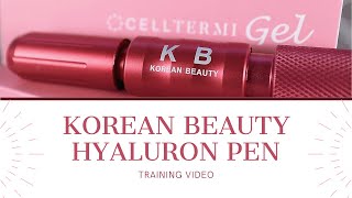 Hyaluron Pen Training Video [upl. by Berkshire912]