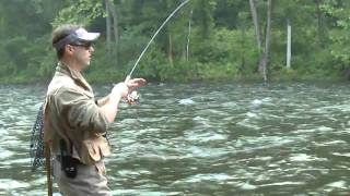 Ultralight Trout Fishing in Fast Water  Real Outdoors TV [upl. by Euqinu]