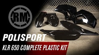 Polisport Kawasaki KLR650 Complete Plastic Kit [upl. by Shepp665]