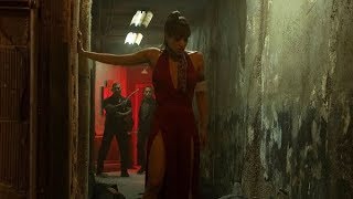 SOFIA BOUTELLA fight scene in HOTEL ARTEMIS 2018 [upl. by Sholom]