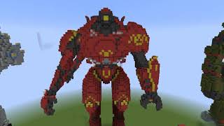 Pacific Rim Jaegers  Minecraft  Build Showcase Download in Description [upl. by Ecyla]